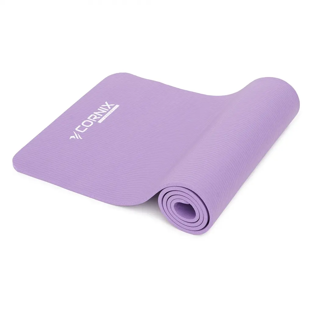 Килимок спортивний Cornix NBR 183 x 61 x 1 cм для йоги та фітнесу XR-0011 Violet - фото 3