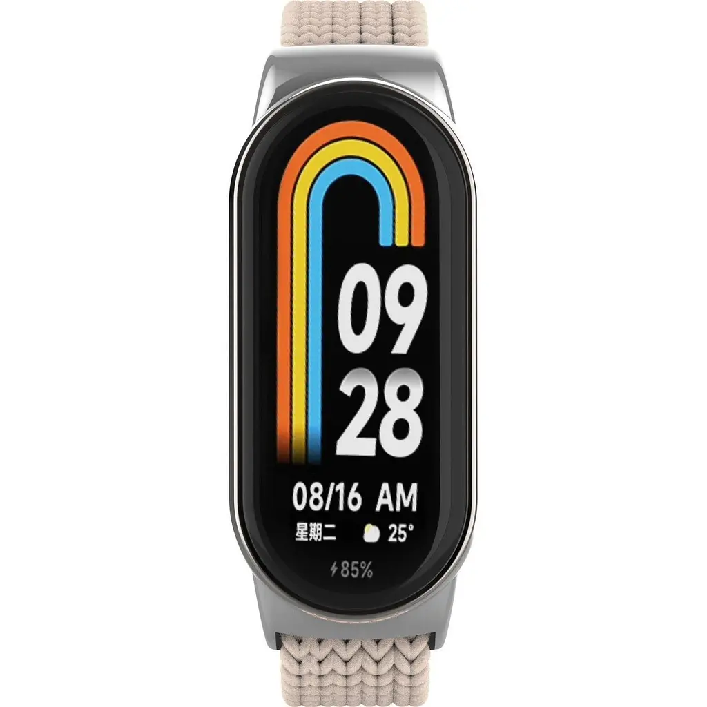 Ремінець ArmorStandart Braided Solo Loop для Xiaomi Smart Band 8/9/10 Beige (ARM88103) [156962] - фото 2