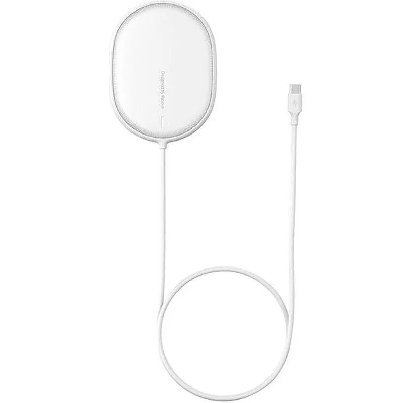 Беспроводное зарядное устройство для Baseus Light Magnetic 15W WXQJ-02 White - фото 5