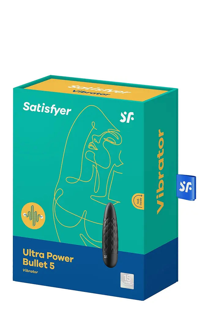 Вібратор Satisfyer Ultra Power Bullet 5 Black Віброкуль, для клітора, 9.6х2.6 см чорний - фото 2