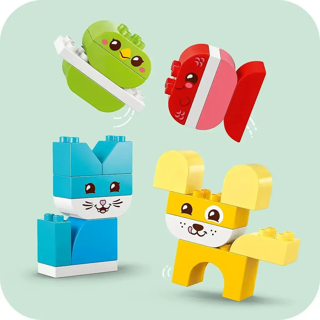 Конструктор LEGO DUPLO My First Чарівні творчі домашні улюбленці 3 в 1, 24 деталі (10477) - фото 9