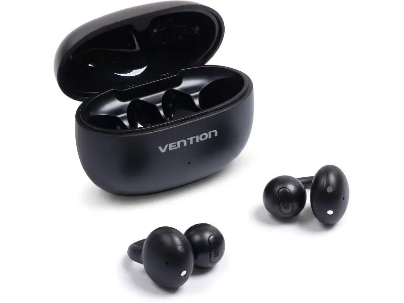 Наушники TWS Vention Echo Clip A11 Black (NBWB0-ID) - фото 2