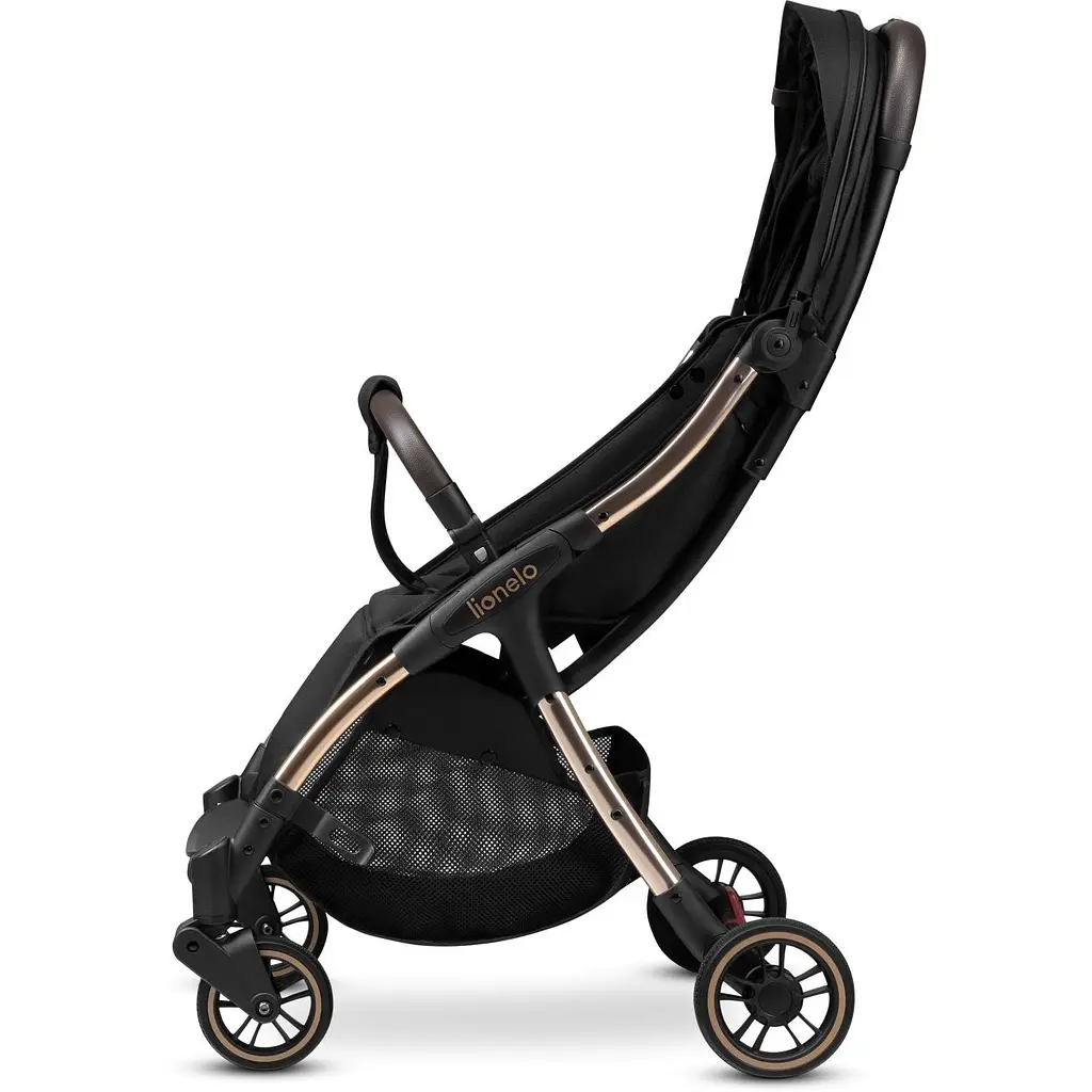 Прогулянкова коляска Lionelo Julie One Black Gold, чорна (LO-JULIE ONE BLACK GOLD) - фото 8