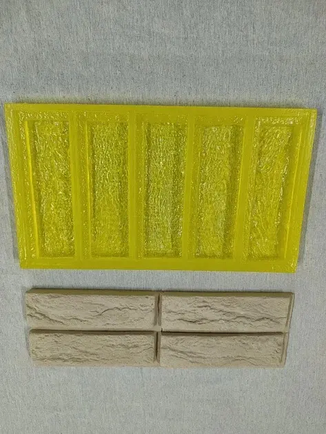 Гибкая полиуретановая форма для изготовления декоративного кирпича A.N.B. "ПАРИЖ СО ШВОМ" на 5 плиток - фото 9