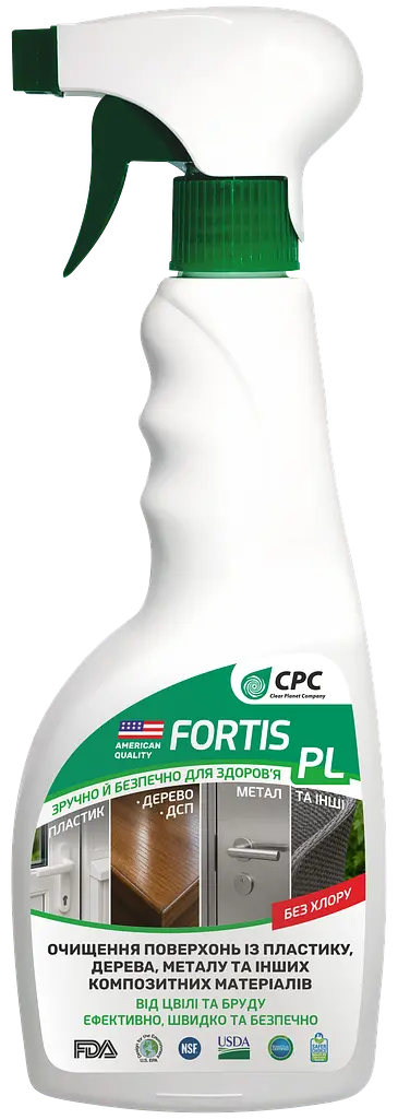 FORTIS PL, 500 мл, засіб для очищення пластику від цвілі та бруду - фото 2