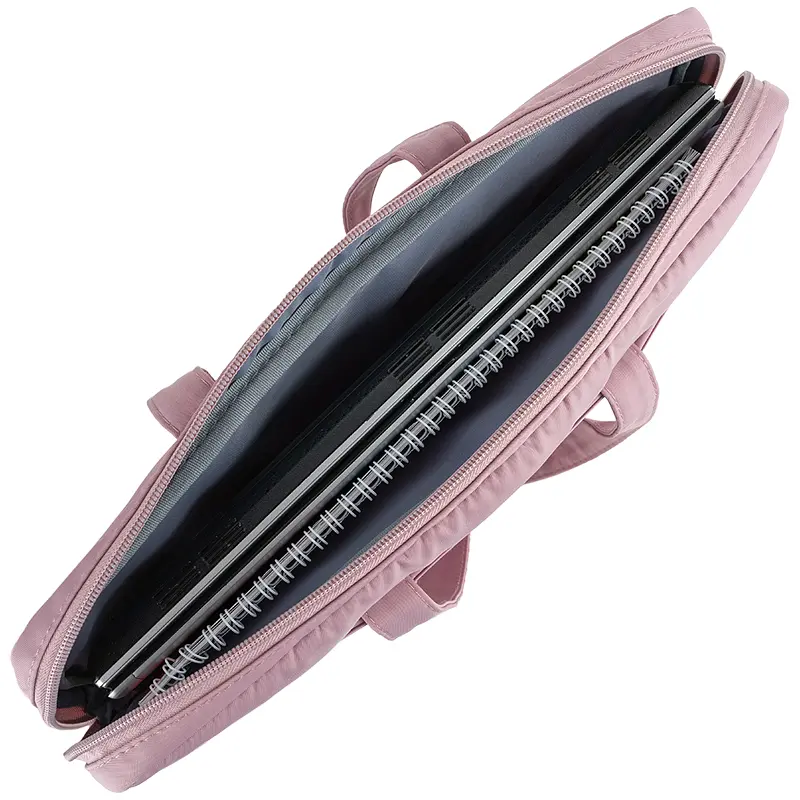 Сумка для документов текстильная Axent А4+ 1 отделение, розовая (1631-01-A) - фото 5