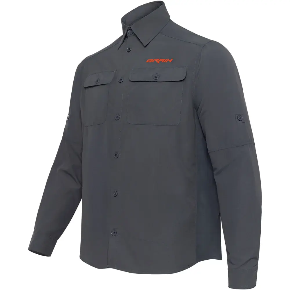 Сорочка Brain Hookline XXL Dark grey - фото 2