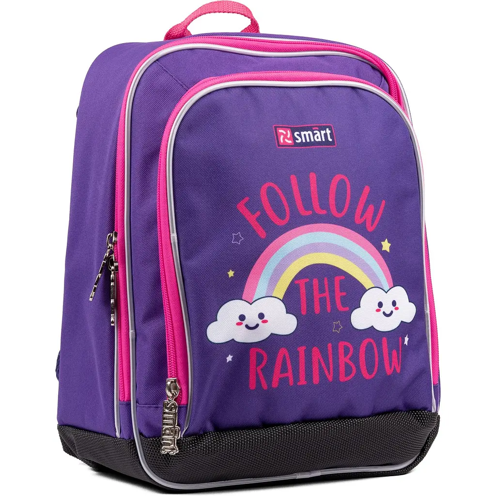 Рюкзак шкільний Smart H-55 Follow the rainbow, фіолетовий (558039) - фото 2