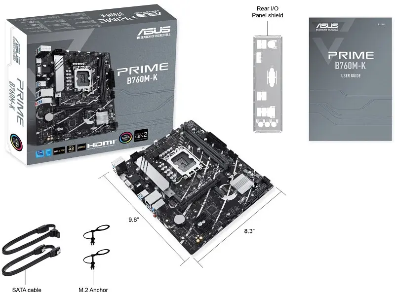 Материнська плата Asus PRIME B760M-K (90MB1FI0-M1EAY0) - фото 9