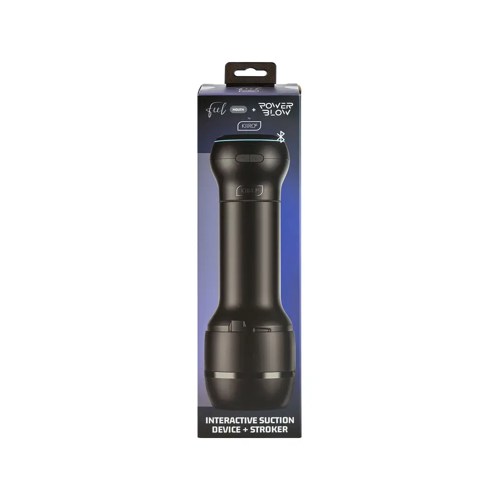 Мастурбатор-ротик Kiiroo Feel Mouth зі всмоктувальною інтерактивною насадкою PowerBlow Combo Set - фото 4