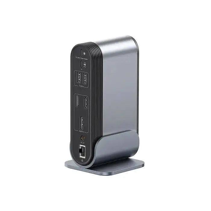 USB-Хаб Baseus UnionJoy 17-Port Triple-Display Docking Station Space Grey (B00532304811-00) - фото 3