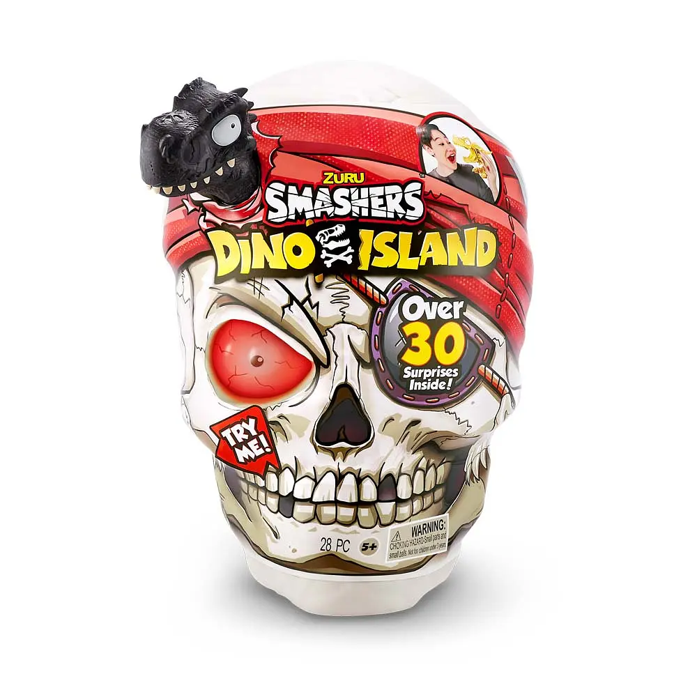 Набор Zuru Smashers Monster Wheels Dino Island T-Rexs Дино Айленд (7488A) - фото 17