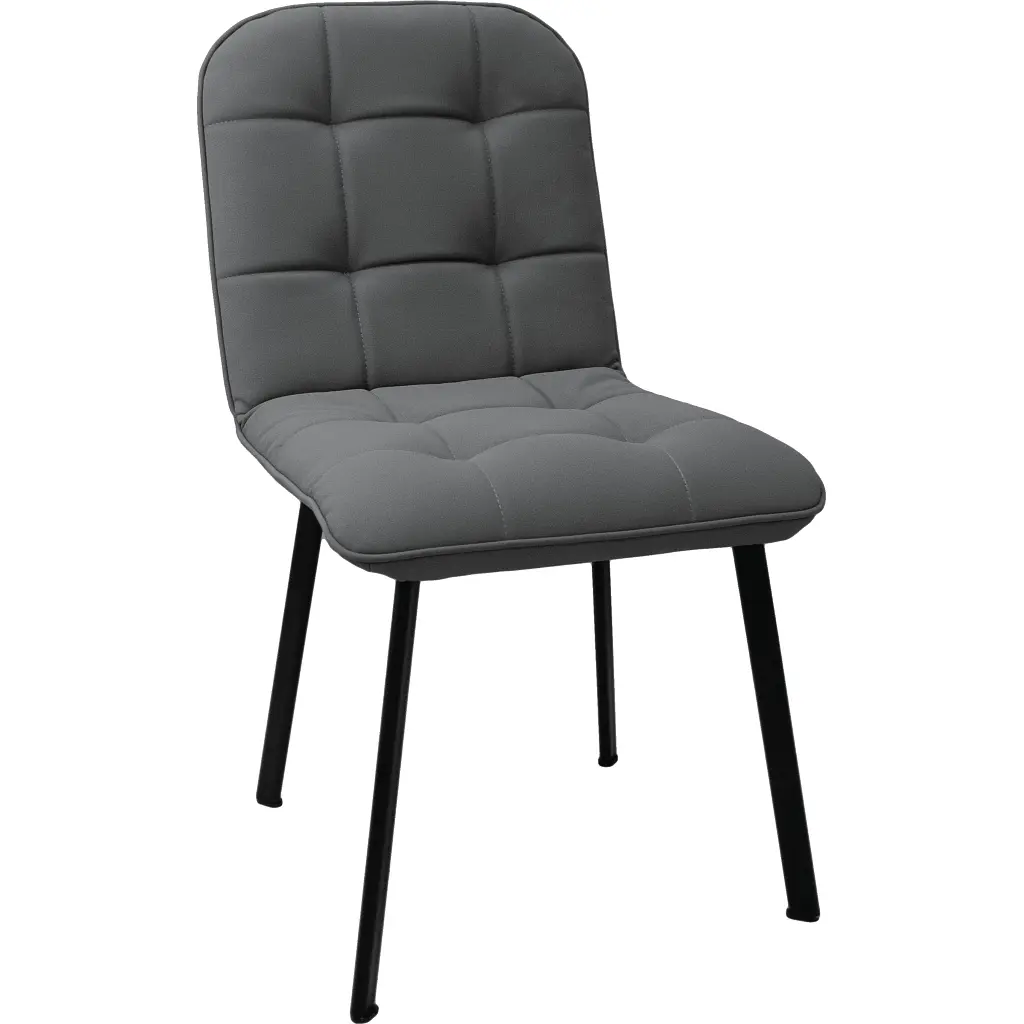 Кухонный стул Примтекс плюс Santi FL black HL-19, бархат черный. (Santi FL black HL-19) - фото 2