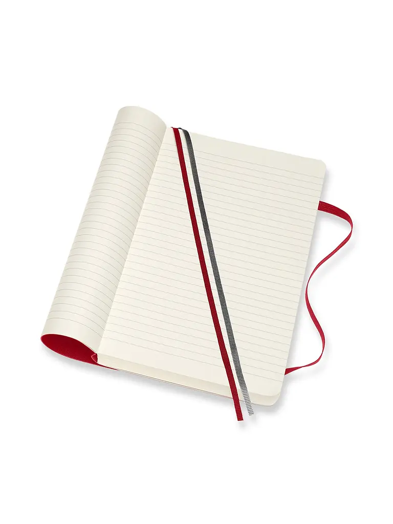 Записник Moleskine Classic Expanded середній, Лінійка Червоний М'який (QP616EXPF2) - фото 5