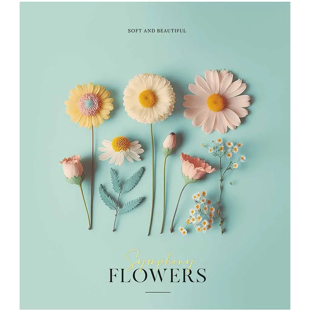Набор тетрадей Школьник Flower В5 symphony в клетку 48 листов УФ-лак 10 шт. (048-3255K) - фото 4