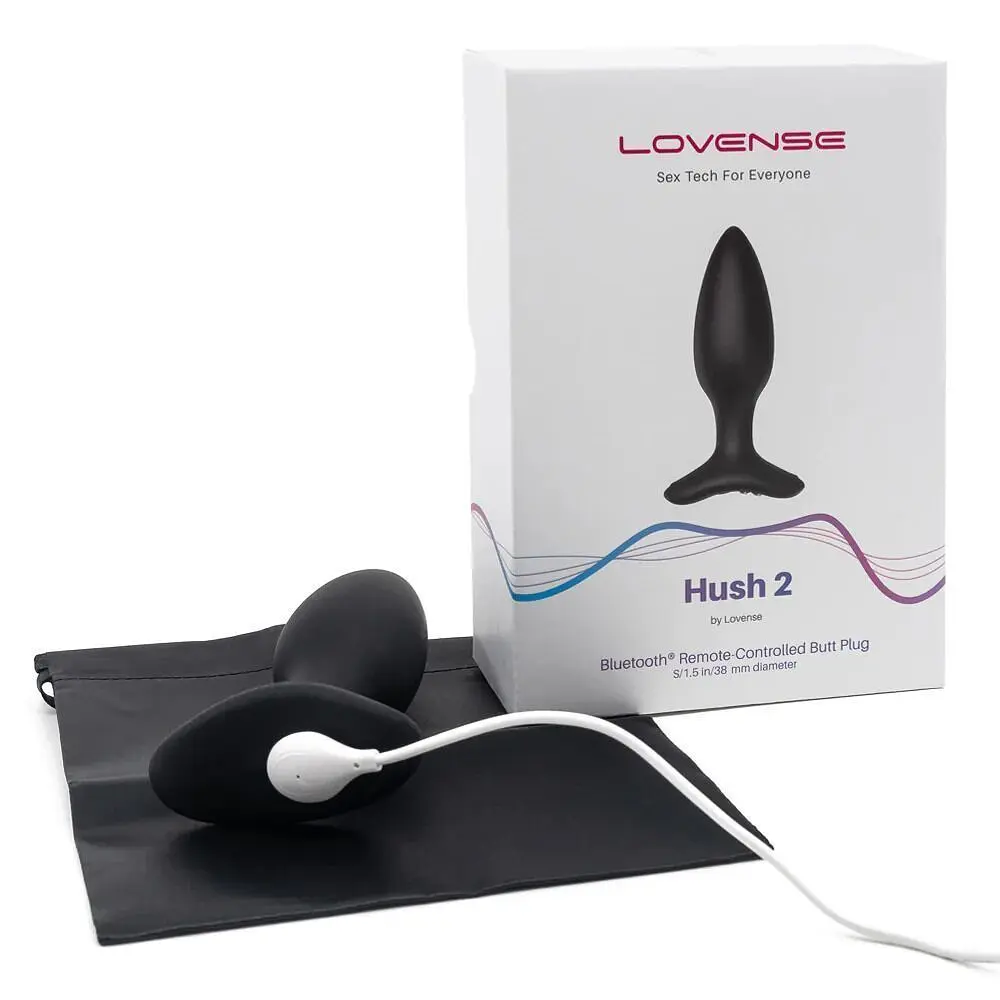 Анальна смарт вібропробка Lovense Hush 2, розмір S - фото 3