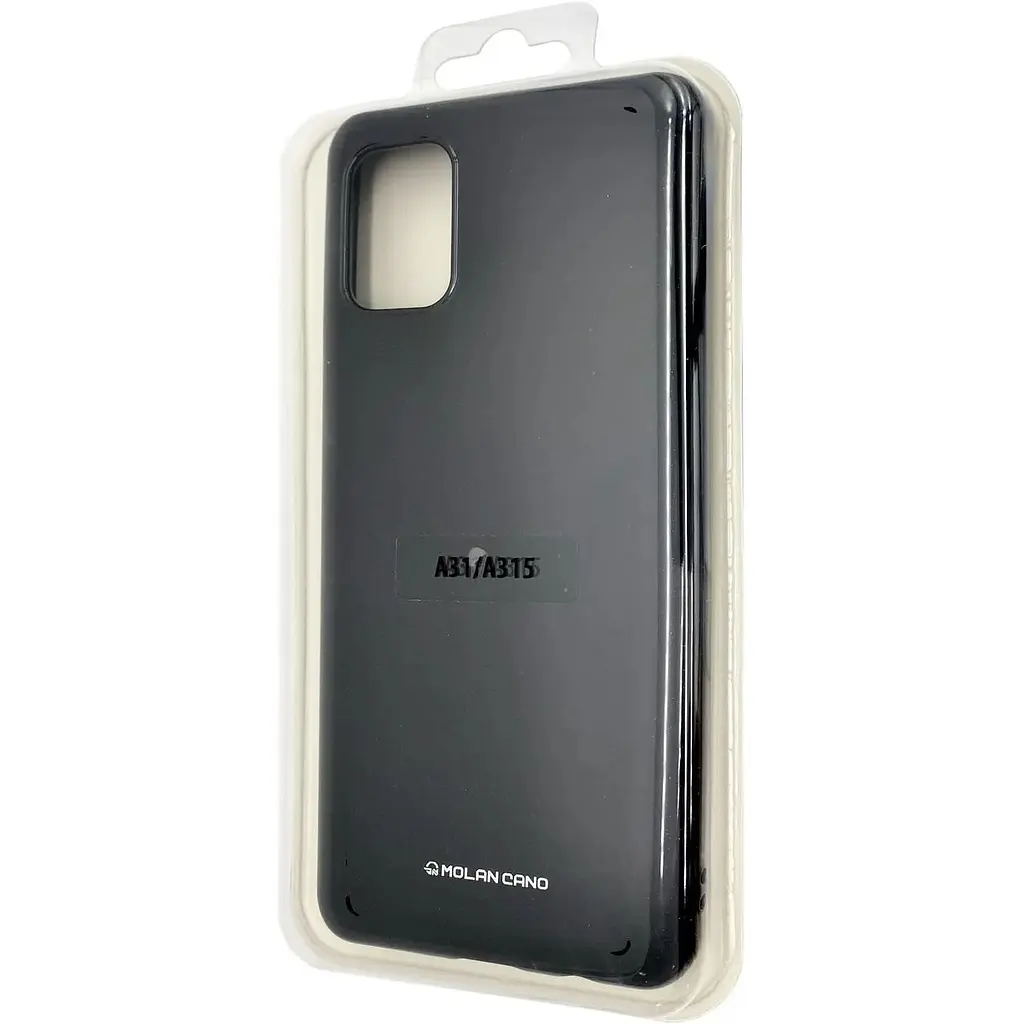 Чехол-накладка Molan Cano Silicone Jelly Case для Samsung A31 / A315 (2020) (black) - фото 3