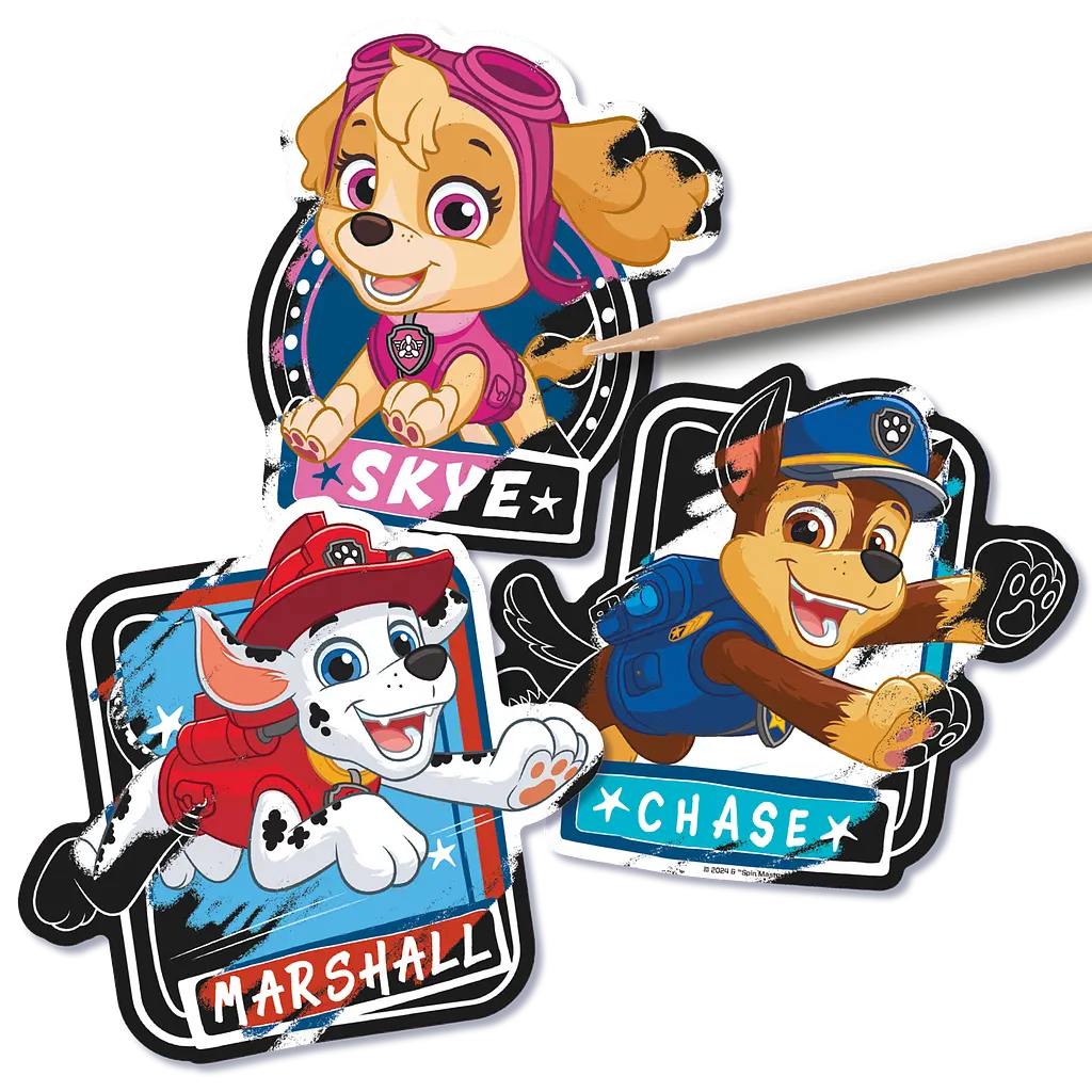 Набір для творчості Moxy Paw Patrol Скретч-наліпки (723450) - фото 2