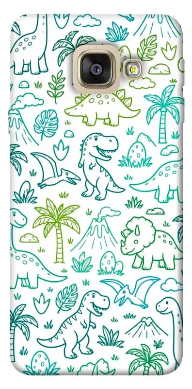 TPU чохол Demsky Dino pattern для Samsung A520 Galaxy A5 (2017)