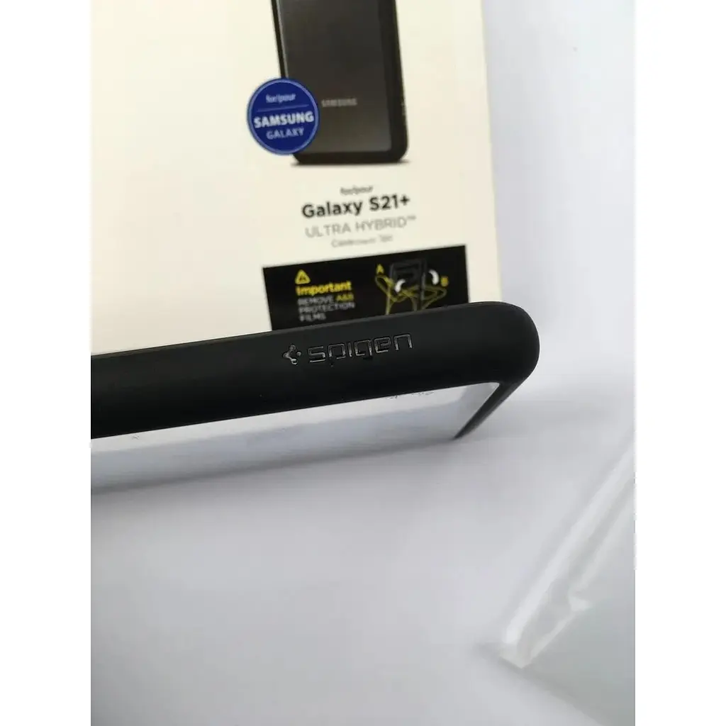Оригінальний чохол Spigen Ultra Hybrid для Samsung Galaxy S21 Plus (6.7") Matte Black (ACS02388) - фото 4