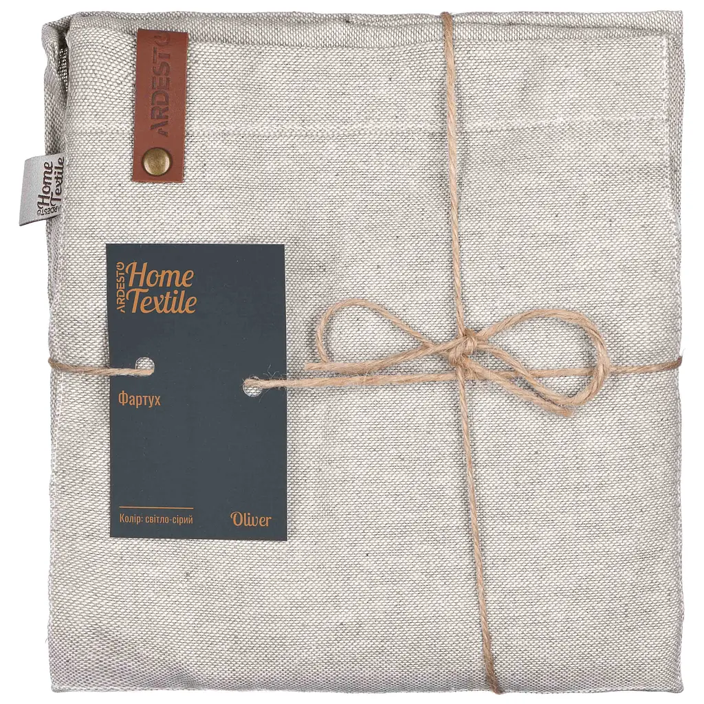 Фартух Ardesto Oliver, 100% бавовна, світло-сірий (ART12OL) - фото 2