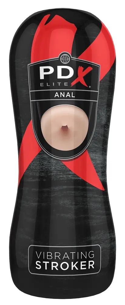 Мастурбатор Pipedream Stroker Anal Light з вібрацією тілесний - фото 2