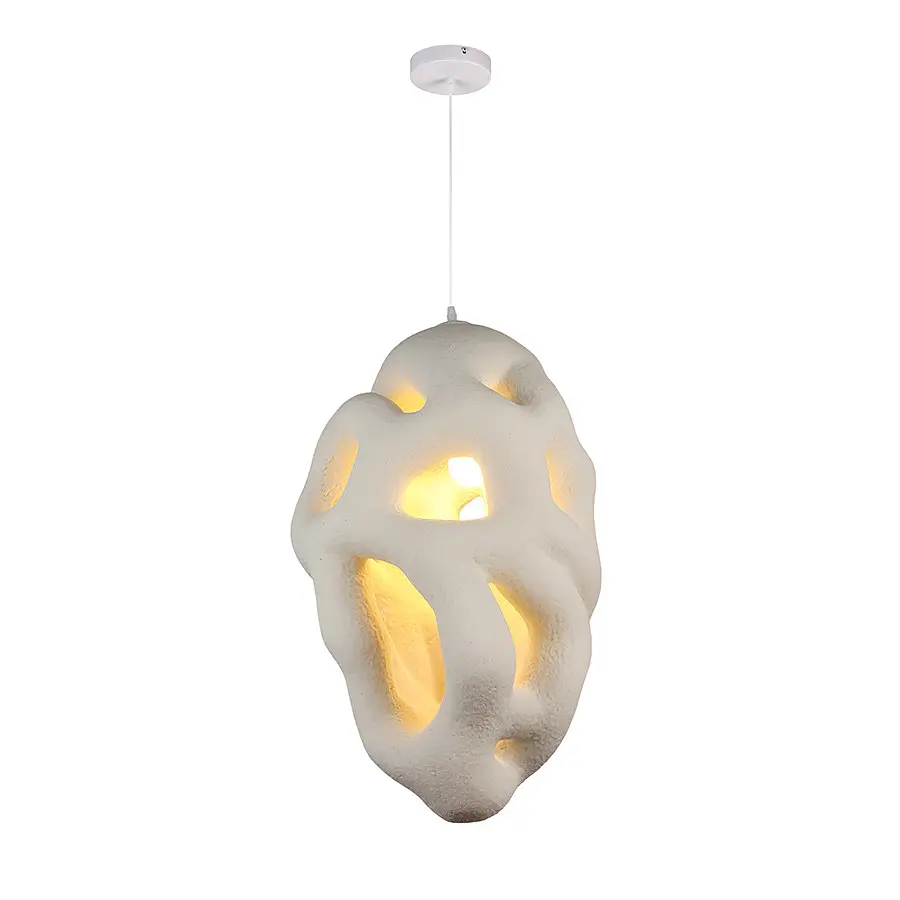Подвесной светильник Levistella 8058090-1 (480x690) WH, одиночный, винтажный, 400x690 мм, белый металл, для дома - фото 2