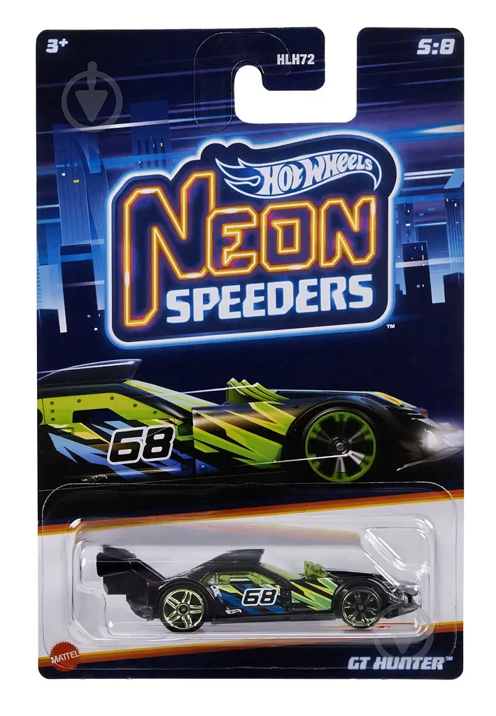 Тематична машинка Неонові перегонові Hot Wheels HLH72 Різнокольоровий shop (194735112876) - фото 2