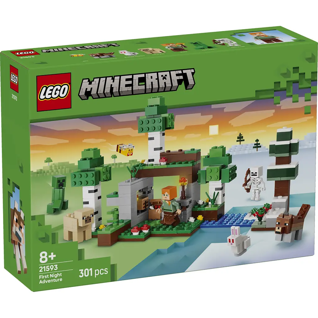 Конструктор LEGO Minecraft Пригода першої ночі (21593) - фото 3