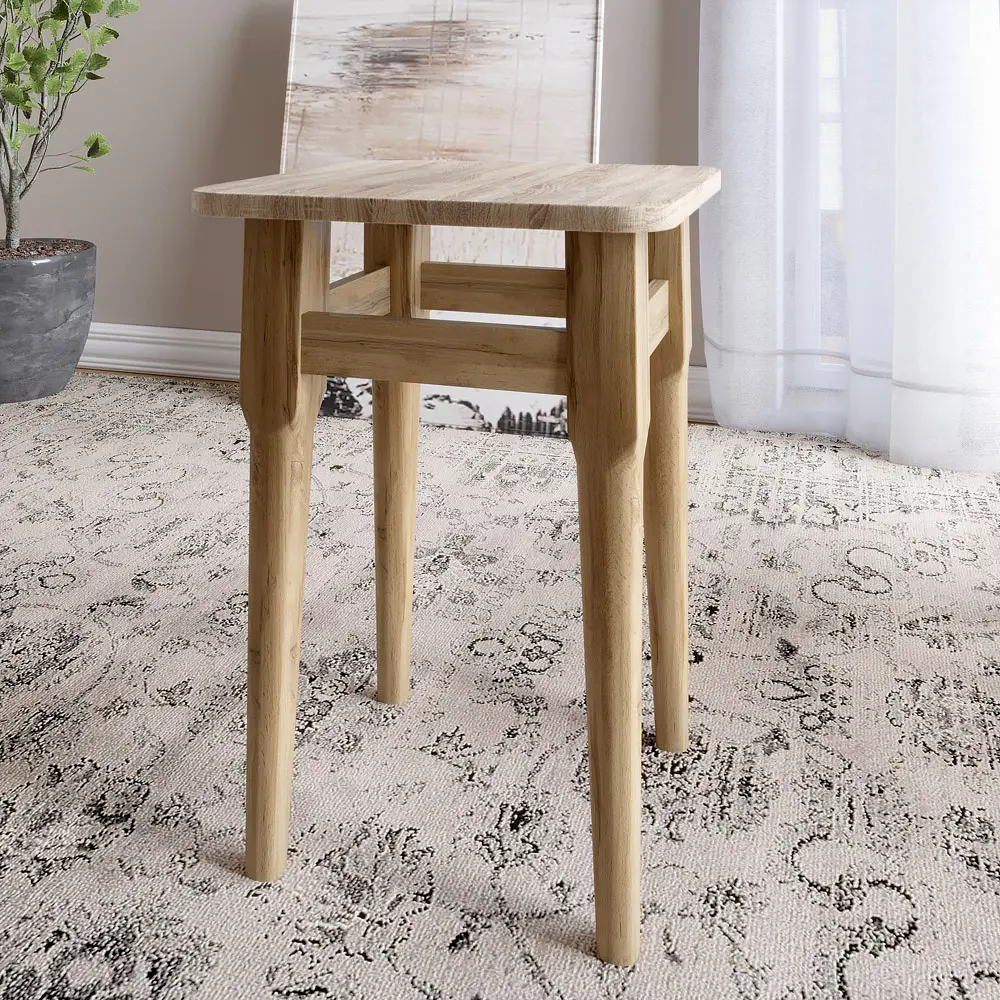 Табурет на кухню Lion Майами кромка ПВХ 0.45 мм дуб сонома (LION-041246) - фото 2