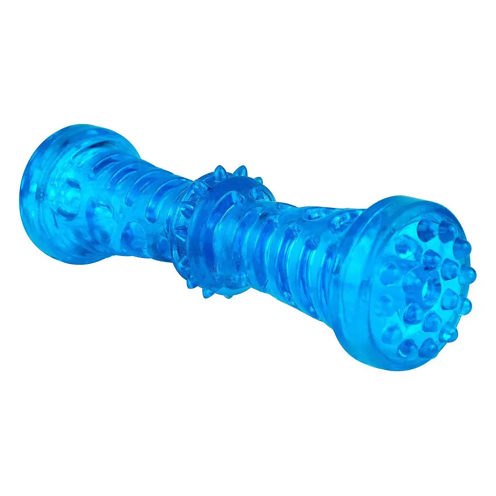 Іграшка для собак BronzeDog CHEW Звукова гантеля 18 х 5 см - фото 3