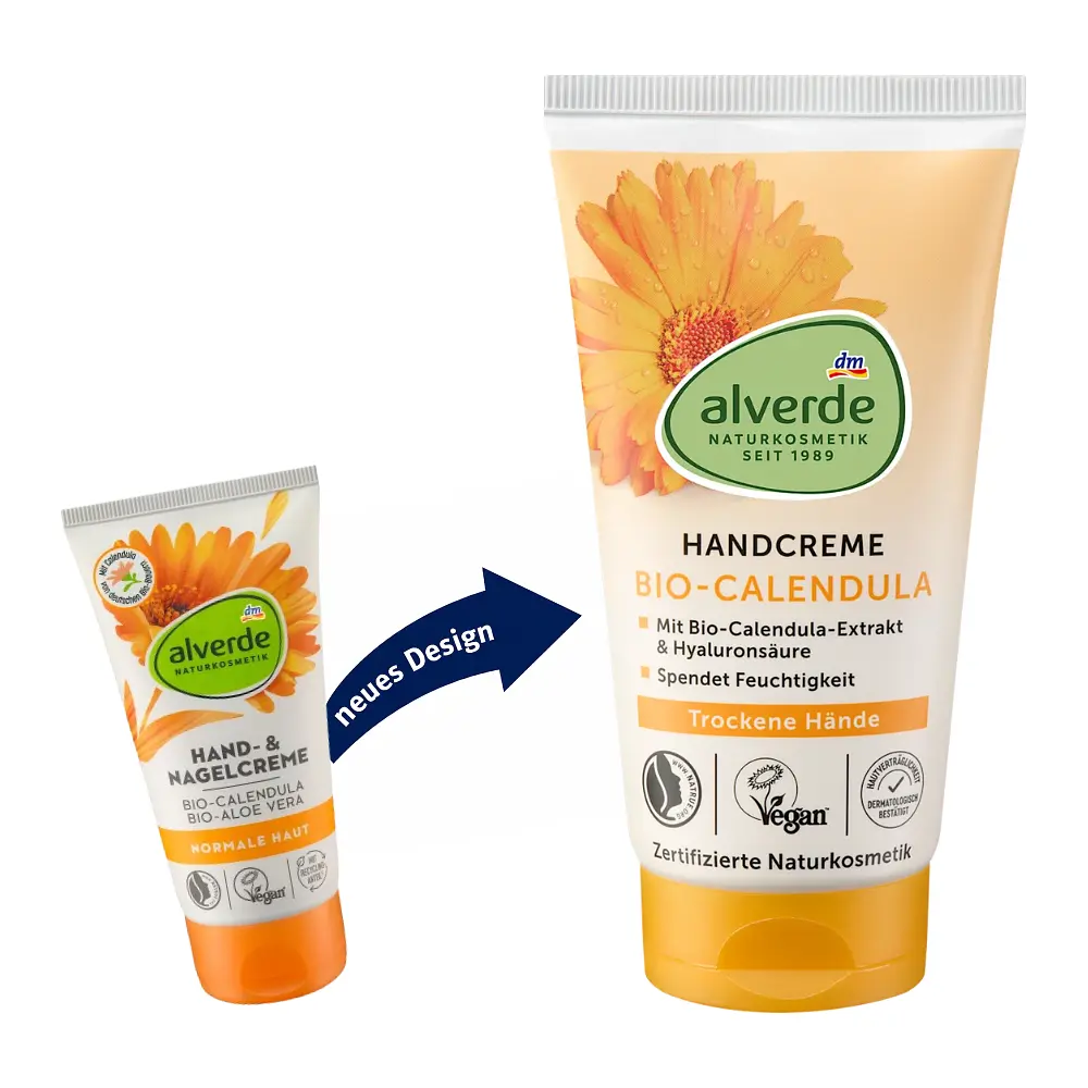 Крем для рук Alverde Naturkosmetik з органічною календулою та алое вера 75 мл - фото 4
