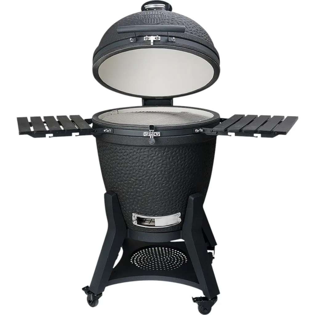Керамический угольный гриль Grilli Kamado XL 5 в 1 с системой BBQ Block Fire (759777) - фото 4