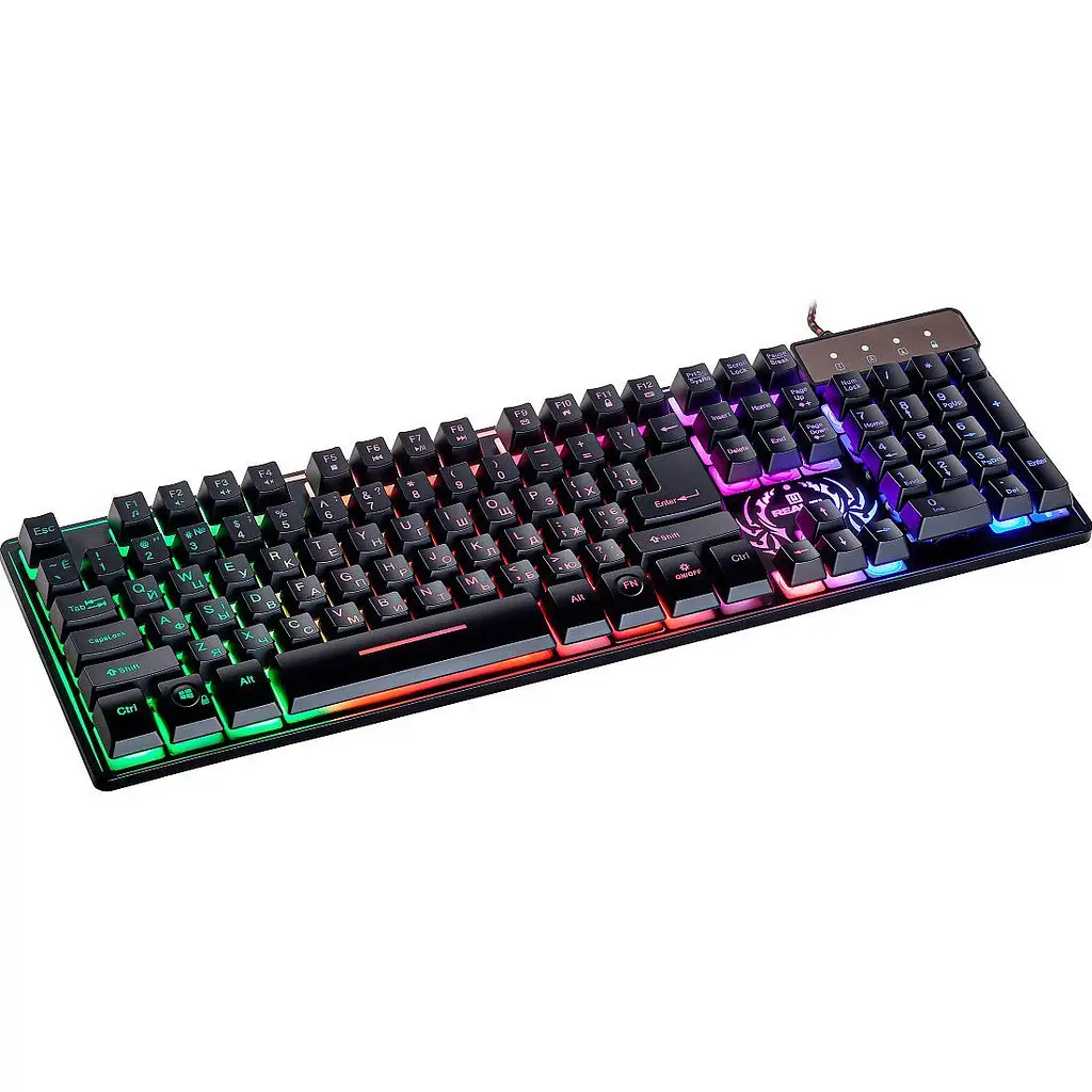 Клавиатура REAL-EL Comfort 7090 Backlit Black (EL123100031) [128767] - фото 2