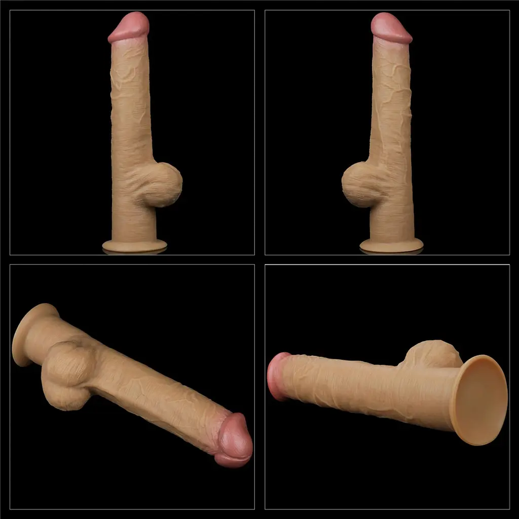 Фалоімітатор Lovetoy Handle Cock 12.5'', 32.8 см (тілесний) - фото 8