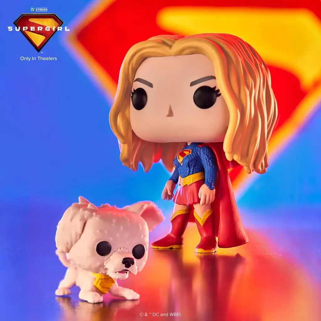 Фігурка Funko Pop набір серії Суперґьорл - Суперґьорл і Крипто Суперпес (90801) - фото 3