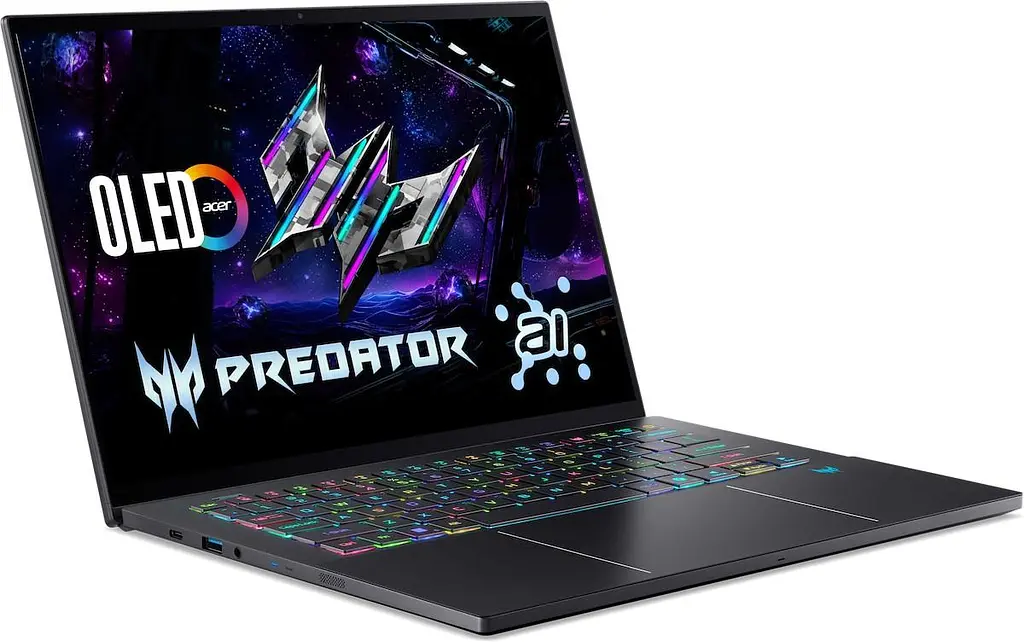 Ноутбук Acer Predator Triton 14 PT14-52T-96T3 (14.5 2.8K OLED 120 Hz, Intel U9-288V, 32 GB, 2 TB, RTX 5070, W11H) (NH.U0GAA.001) - фото 3