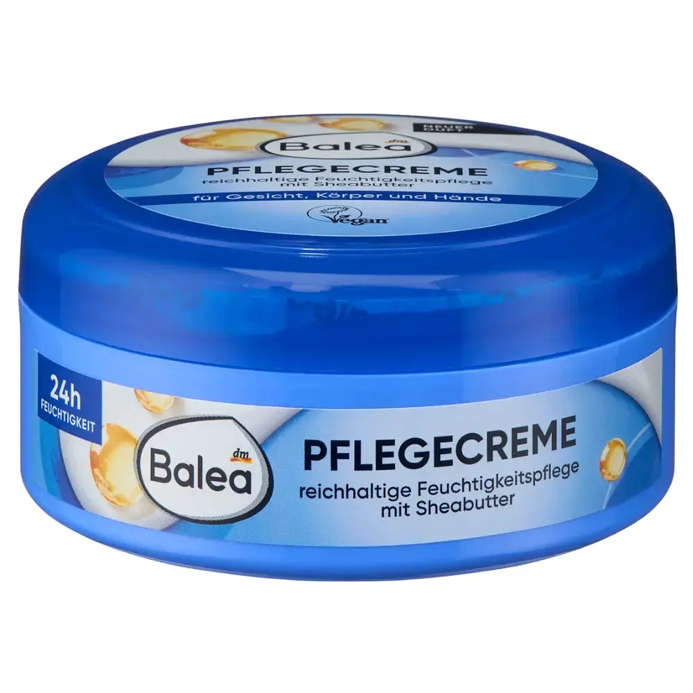 Крем Balea Pflege Creme для обличчя та тіла з ши та мигдальною олією, 250 мл