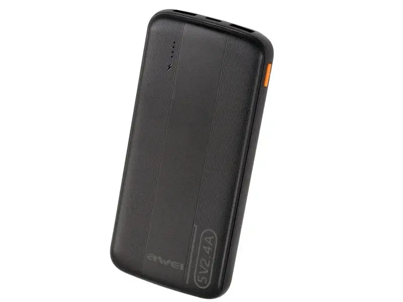 Зовнішній акумулятор (Power Bank) Awei P20K 10000mAh Black
