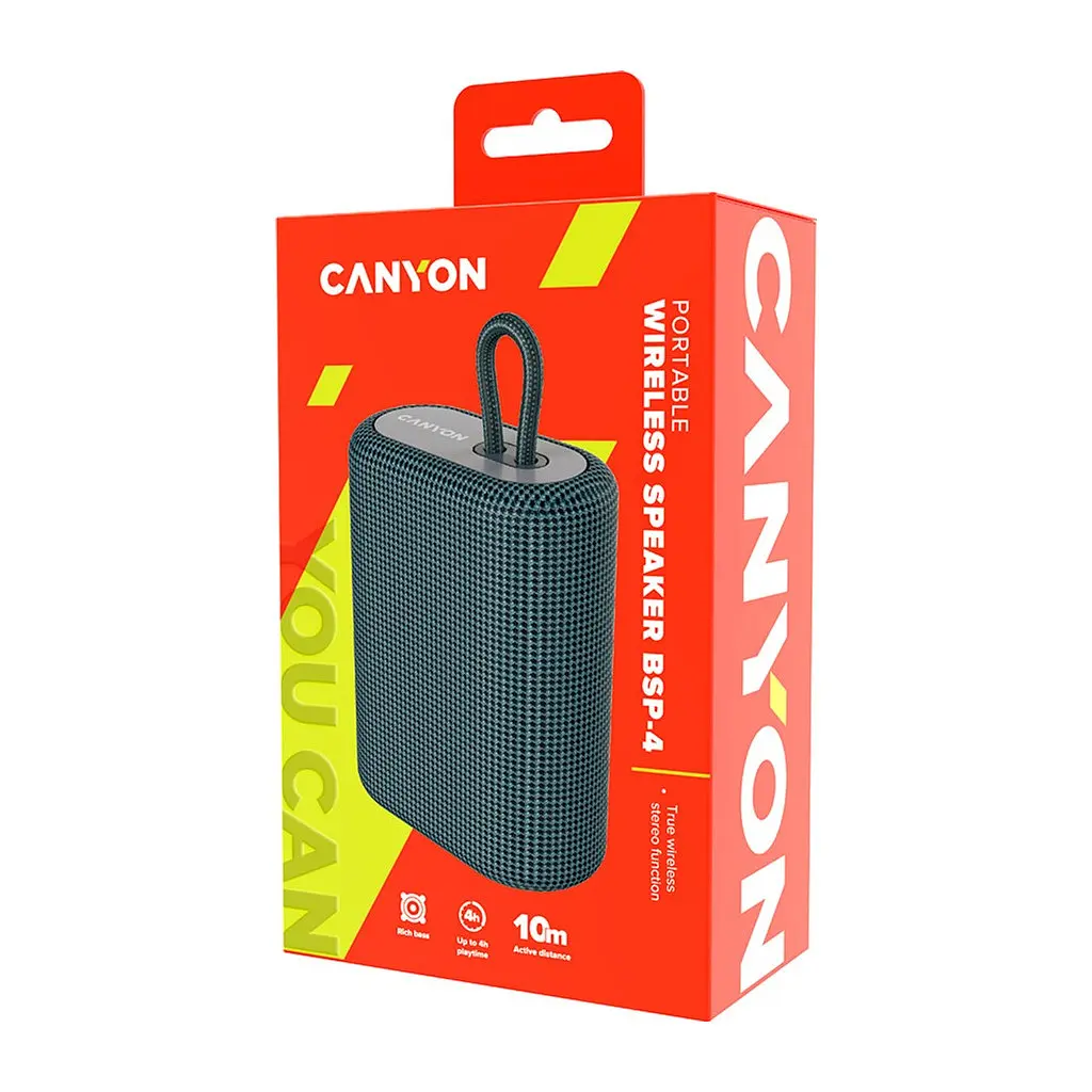 Акустична система Canyon BSP-4 Bluetooth Dark Grey (CNE-CBTSP4DG) - фото 4