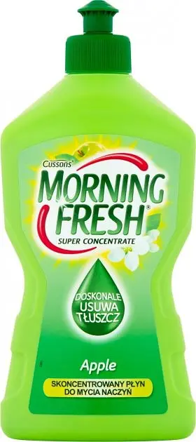 Засіб для миття посуду Morning Fresh Яблуко, суперконцентрат, 450 мл - фото 1