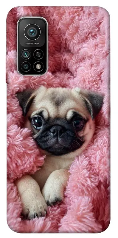 TPU чохол Demsky Мопс у ніжностях для Xiaomi Mi 10T