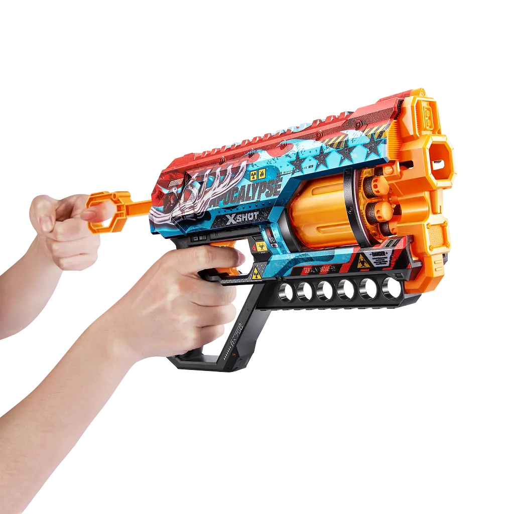 Швидкострільний бластер Zuru X-Shot Skins Griefer Apocalypse, 12 патронів (36561E) - фото 3