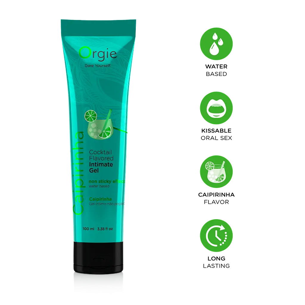 Лубрикант Orgie LUBE TUBE COCKTAIL - CAIPIRINHA 100ML Orgie 17144; 69-17144 98128 - фото 2