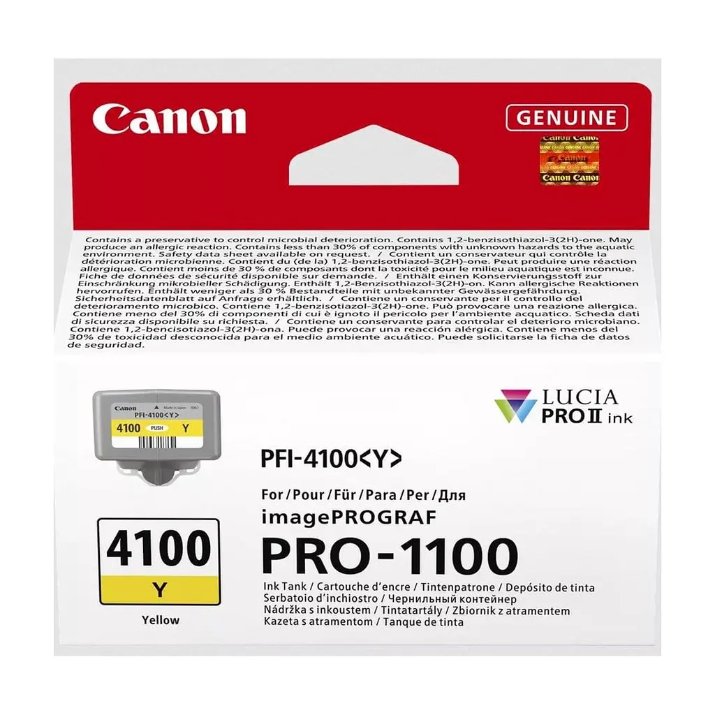 Картридж Canon PFI-4100 Yellow (6780C001)