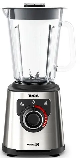 Блендер стаціонарний Perfect mix+ 1200Вт, чаша-1750мл, скло, сталь-чорний Tefal kuh0015565 - фото 2