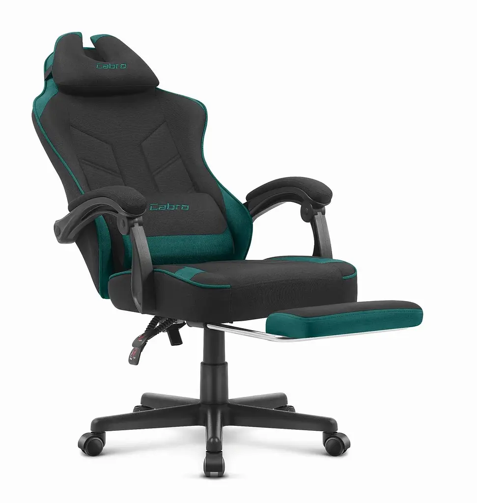 Кресло Cabro C504 Black-Green ткань - фото 4