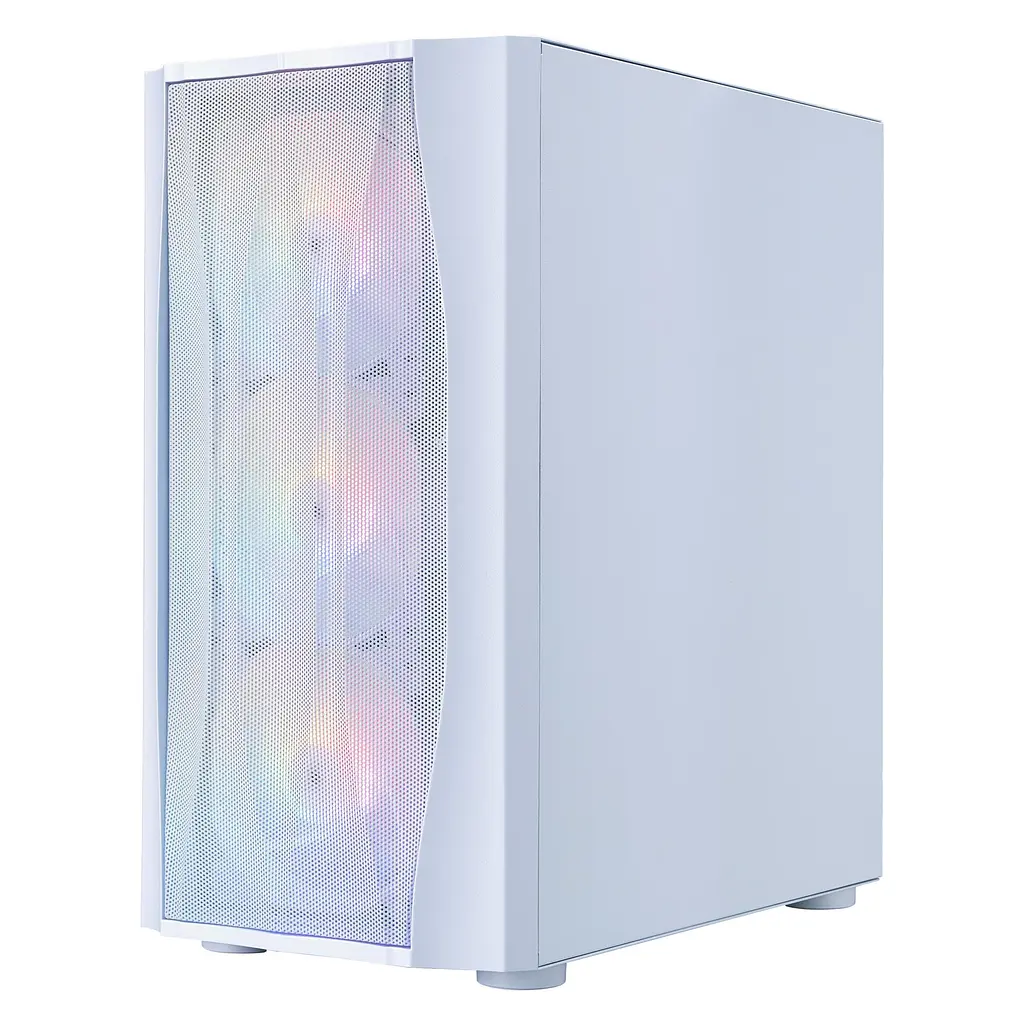 Корпус 1stPlayer X3-M-WH-4F1-W White без БЖ (X3-M-WH-4F1-W) - фото 8