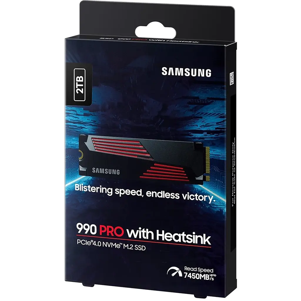 Накопичувач SSD M.2 2280 2TB 990 PRO with Heatsink Samsung (MZ-V9P2T0CW) - фото 10