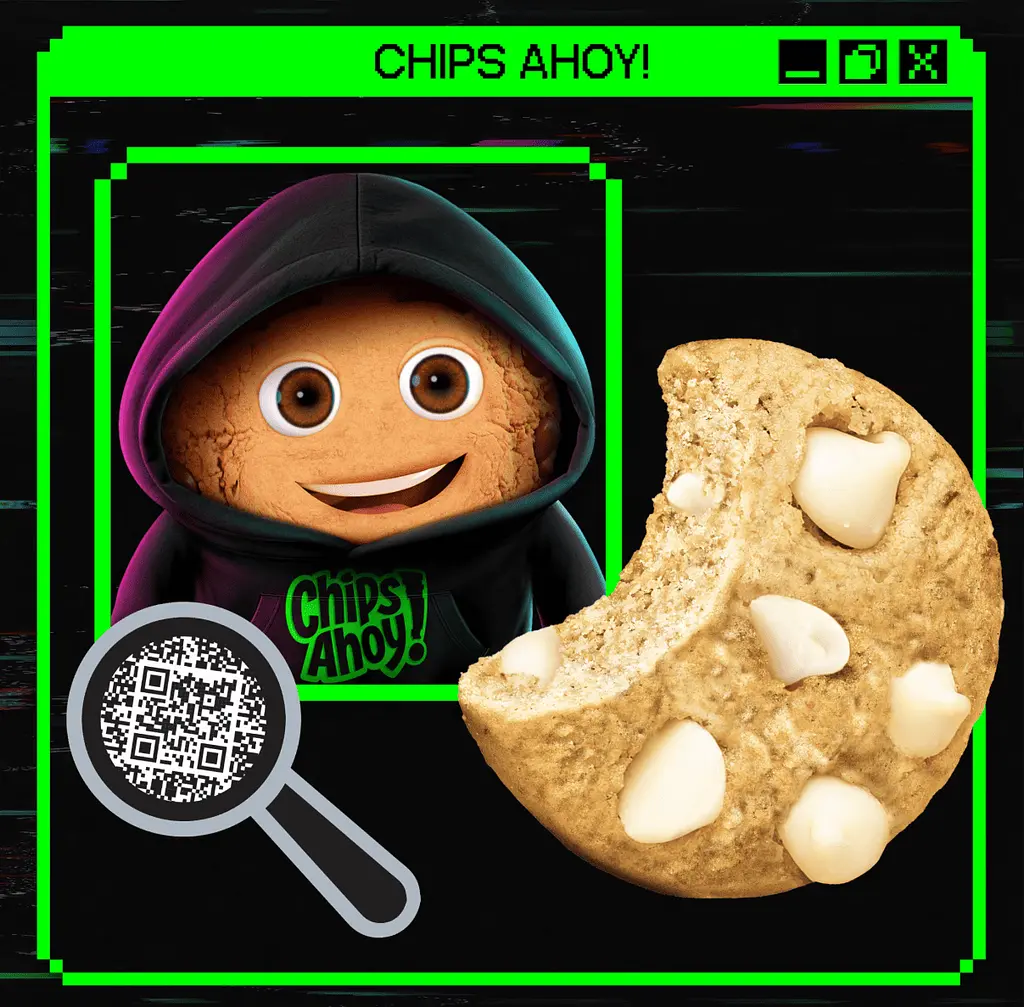 Печиво Chips Ahoy! Chewy Mystery Glitch Cookies 271г - фото 3